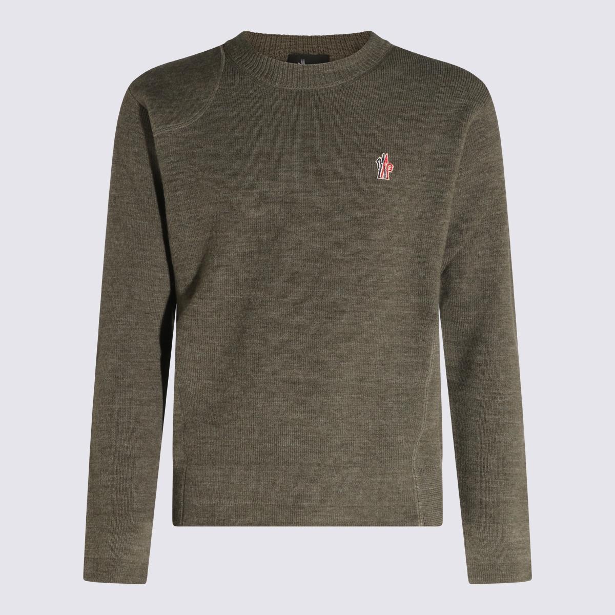 Moncler Wool Round Neck Knit Sweater for Men