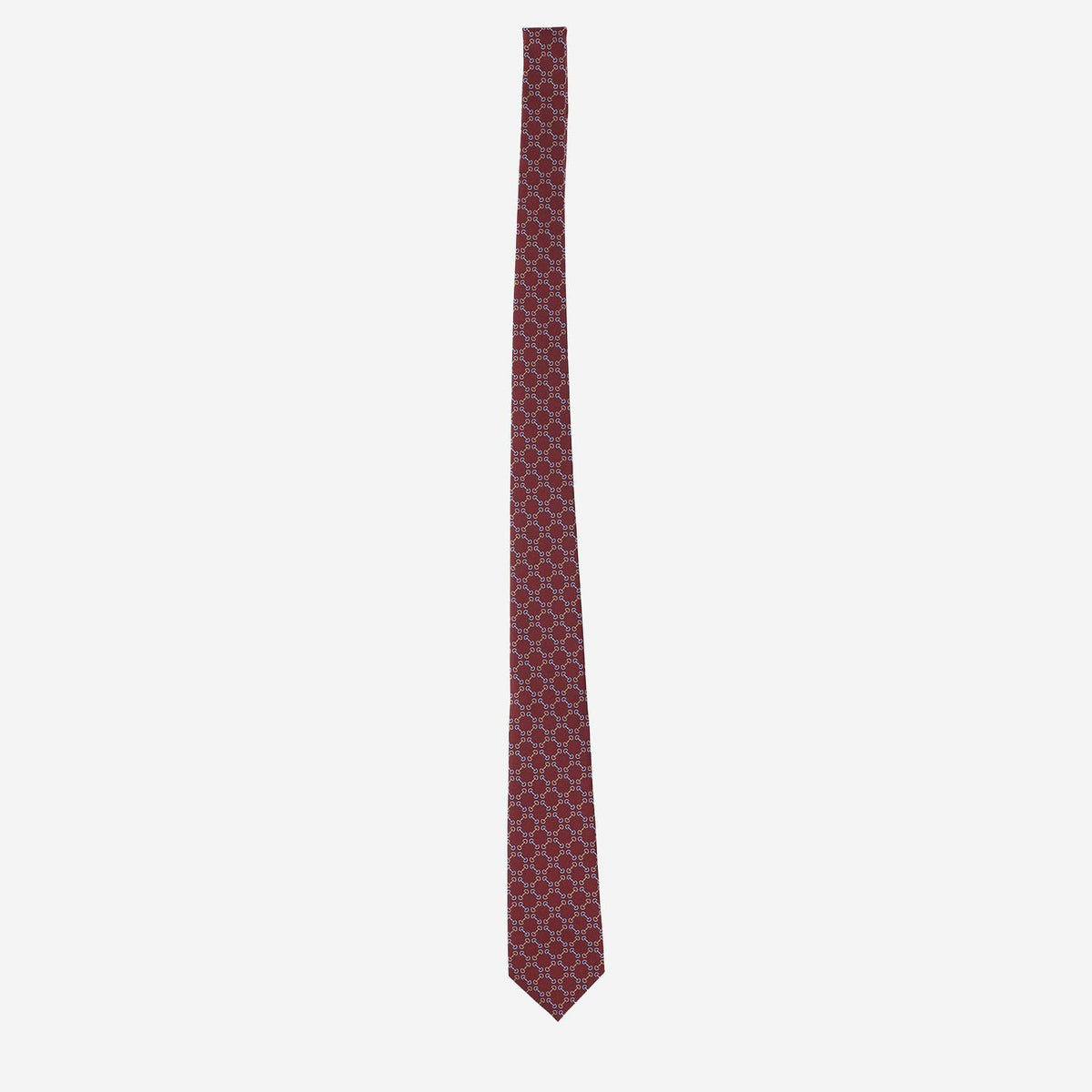 GUCCI Silk Blue Pattern Tie for Men