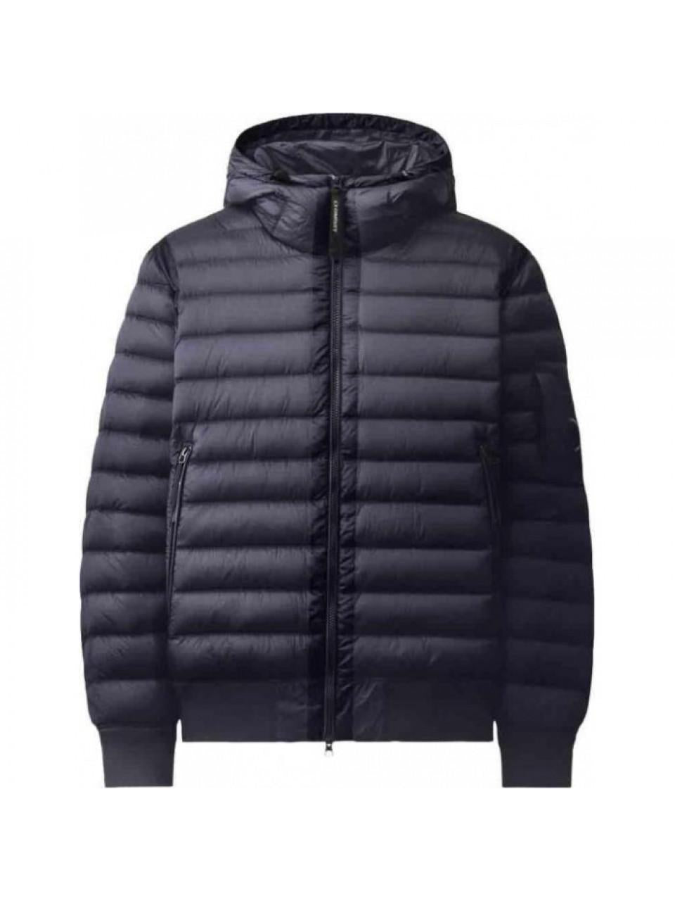 CP Company DD Shell Hooded Lens Down Jacket Black Men