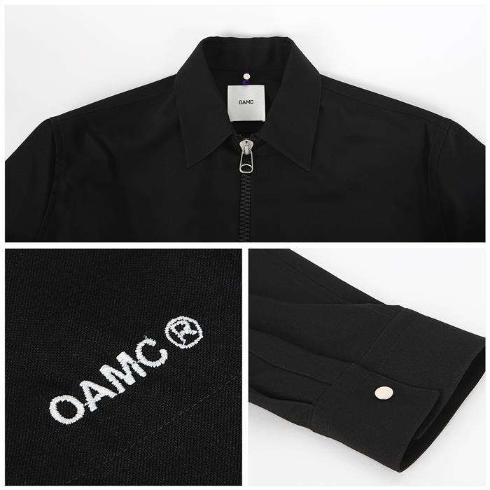 OAMC Ian Zip-Up Long Sleeve Shirt 28OAU58 PESOA009 001