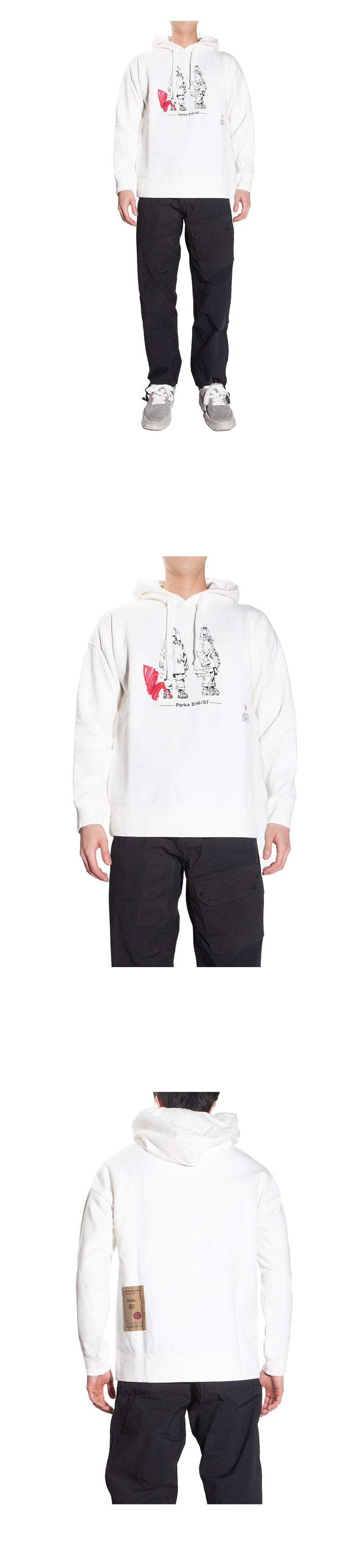 Ten C x GANG BOX Men's Garment Dyed Hoodie 22CTCUF08198 102