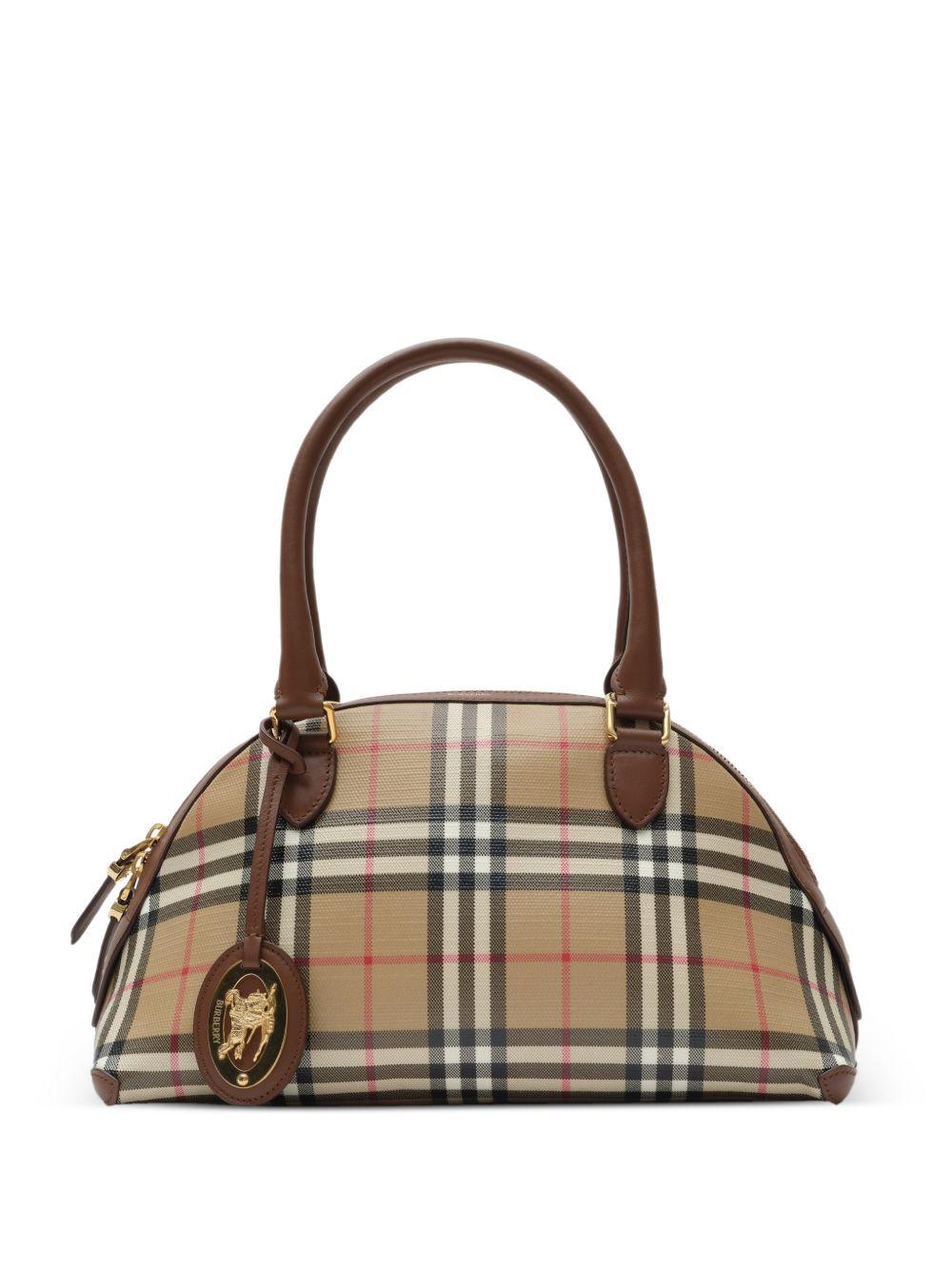 BURBERRY Leather Tote Bag Brown Women’s Handbag
