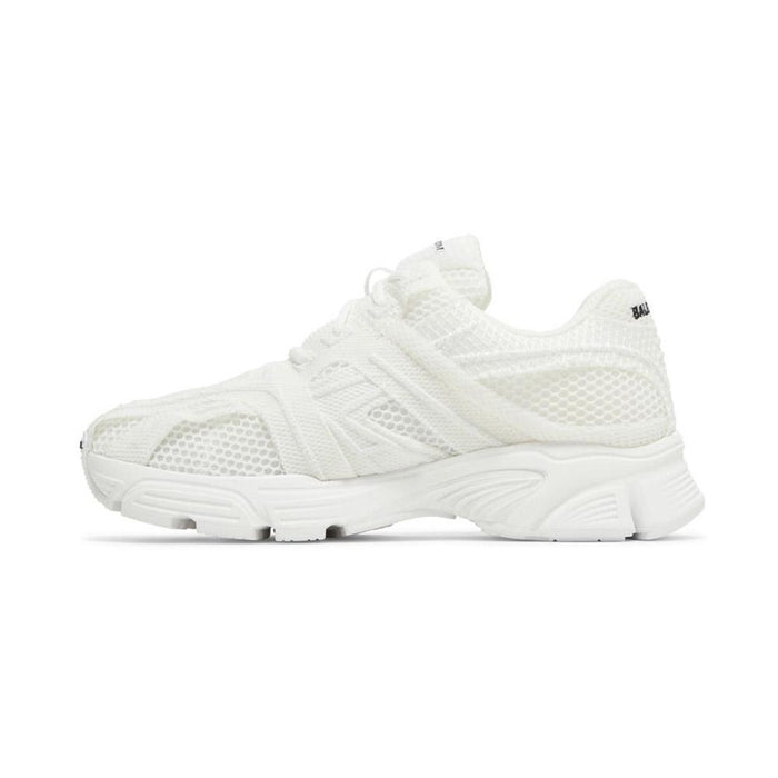 BALENCIAGA Phantom White Leather Low-Top Sneakers