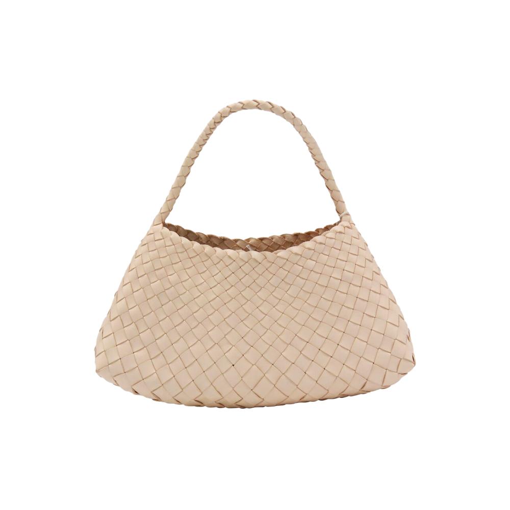 Dragon Diffusion Natural Woven Leather Tote Bag 8943 NATURAL