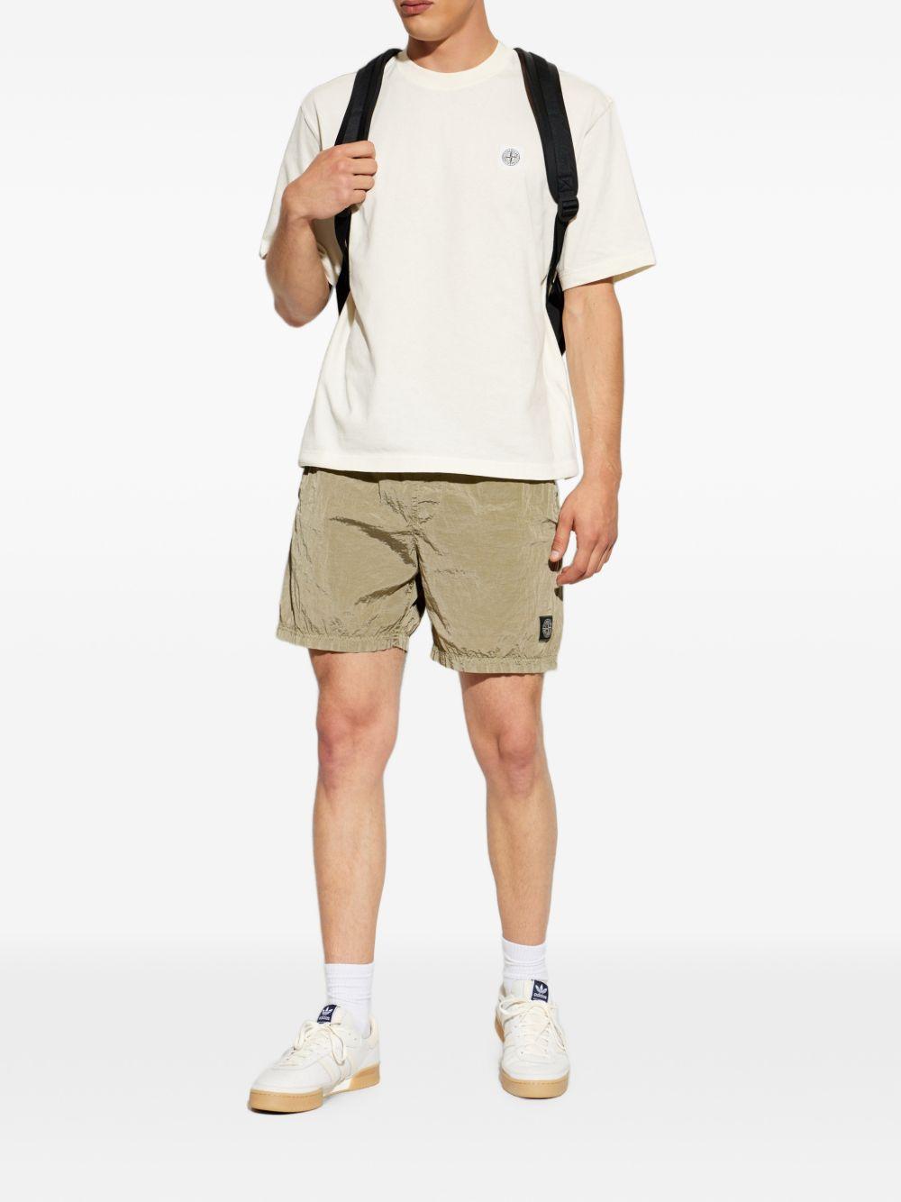 STONE ISLAND Short Sleeve Cotton T-Shirt Navy Men's