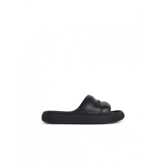 Moncler Women's Black Slide Sandals