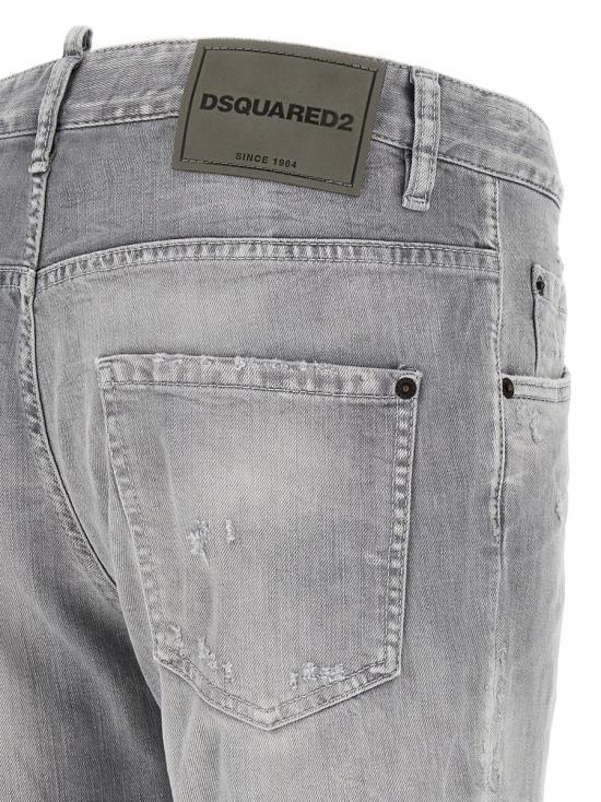 Dsquared2 Blue Distressed Denim Jeans for Men S74LB1754 S30260852