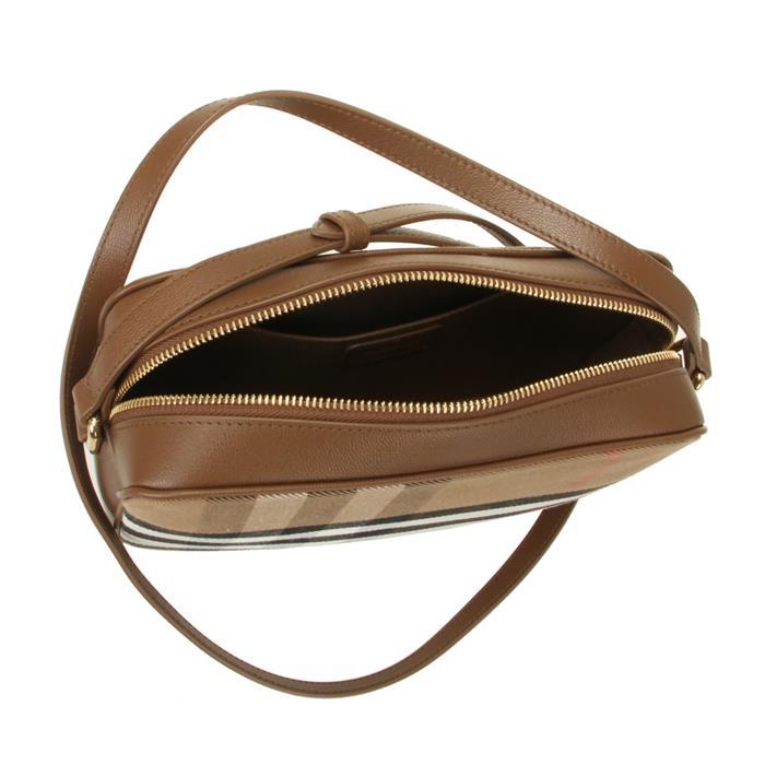 BURBERRY House Check Large Camera Bag Shoulder Bag