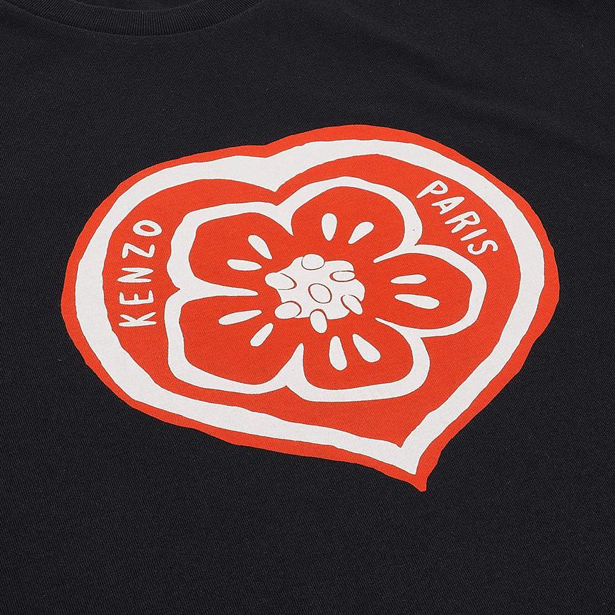 KENZO Women’s Boke Heart Loose T-Shirt FG52TS3014SG 99J