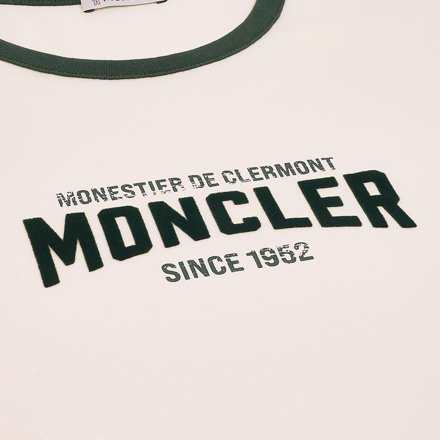 Moncler Women's Flocked Logo Jersey T-Shirt 8C00031 89AUO P08