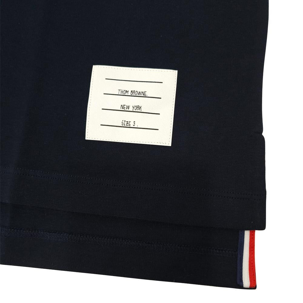 THOM BROWNE Diagonal Stripe Milano Cotton Short-Sleeve T-Shirt