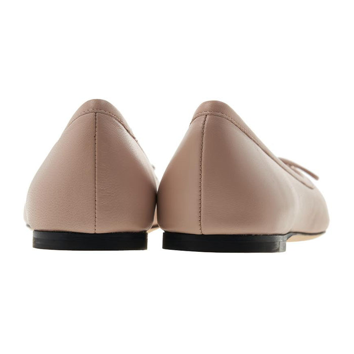 Jimmy Choo ELME FLAT Leather Macaron Pink Ballet Flats