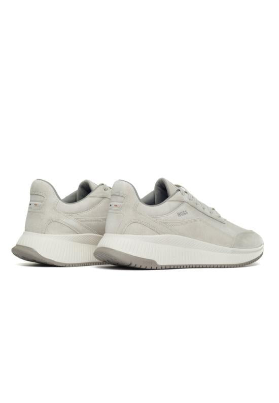 HUGO BOSS Leather Low-Top Sneakers for Men 50563920110 WHITE DOM