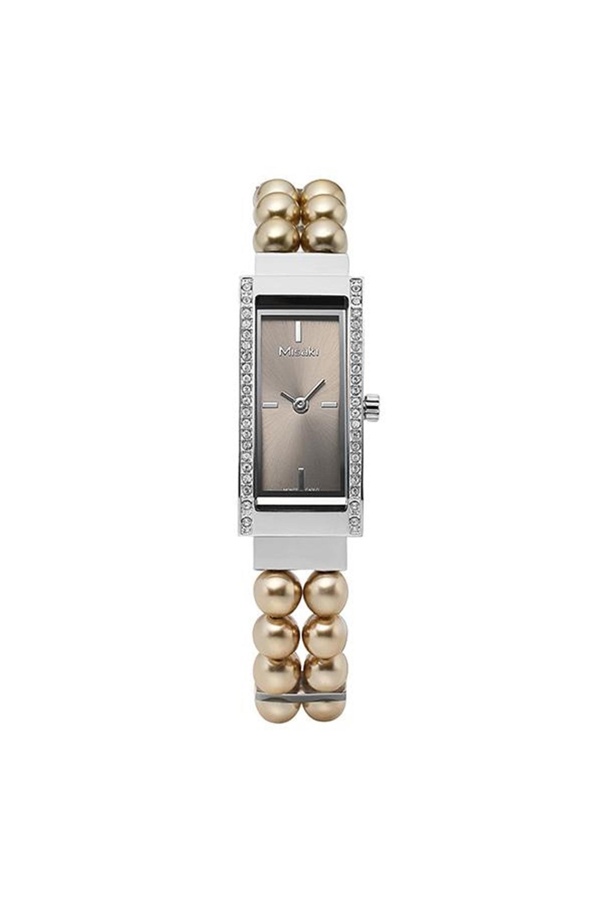 MISAKI Women’s Pearl Dial Metal Watch QCRWDELIGHTPEARLBR