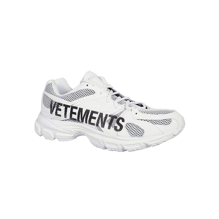 Vetements 15th Anniversary Artisanal Logo Spike Runner Sneakers White