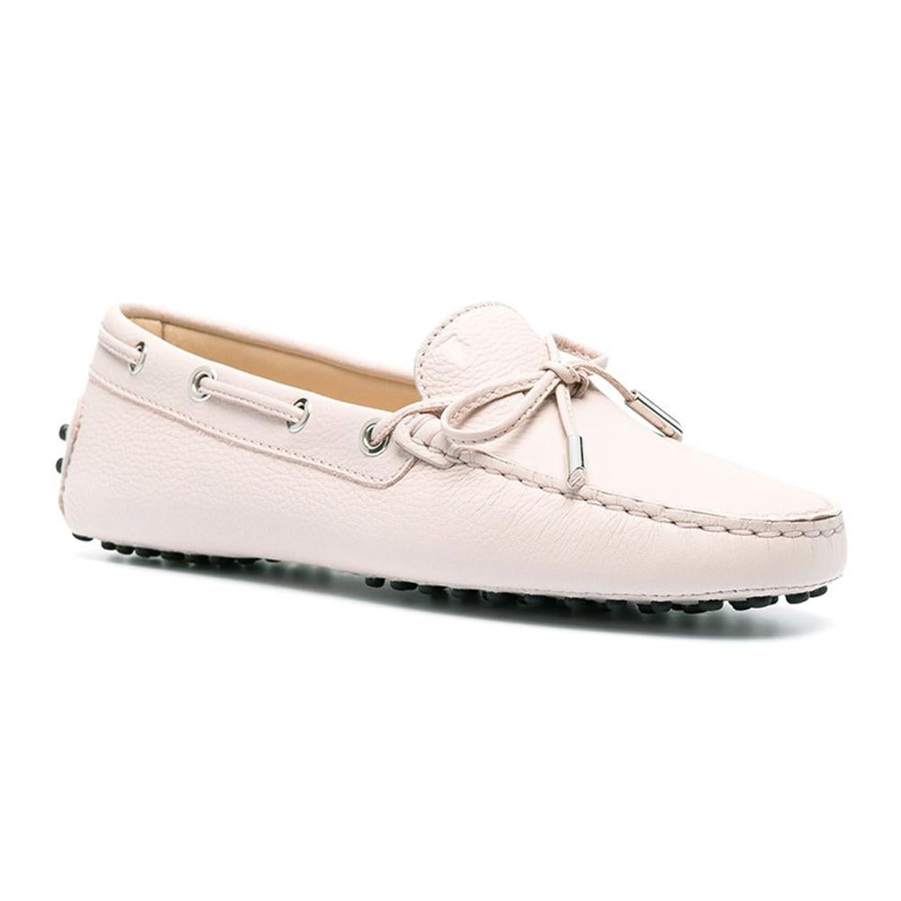 Tods Women Heaven Driving Shoes Leather Loafers Brown