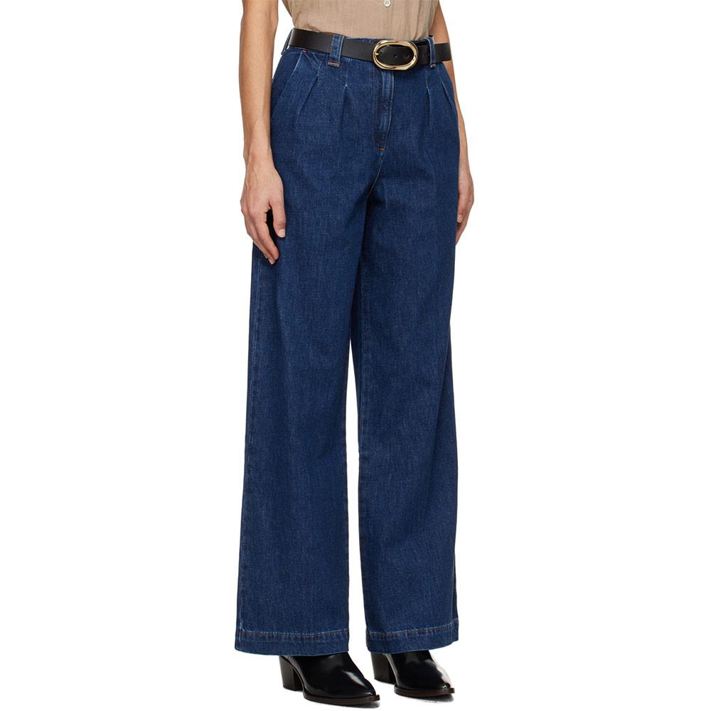 A.P.C. Women’s Trecy Denim Jeans Blue Pants