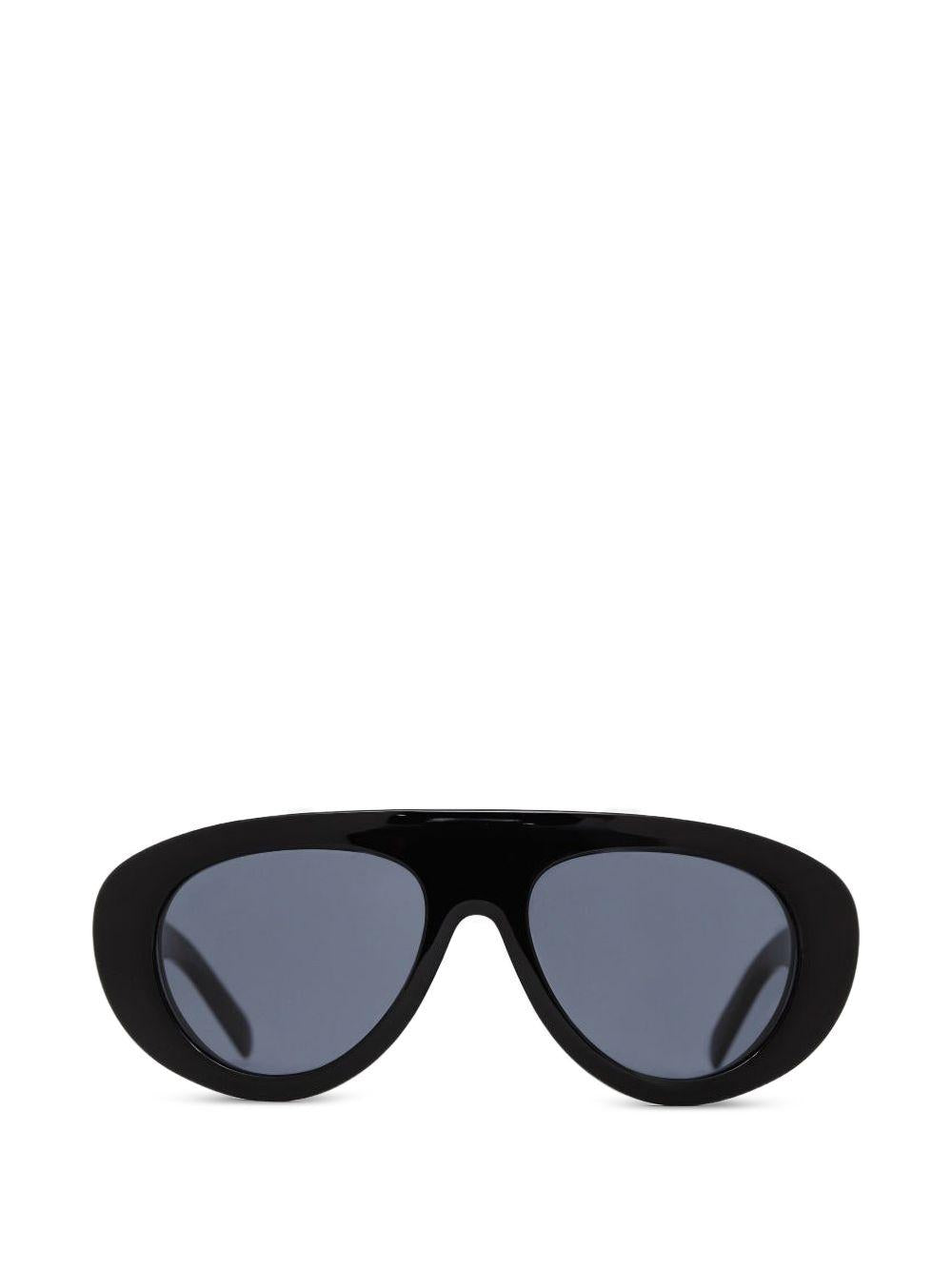 CELINE Black Acetate Square Sunglasses