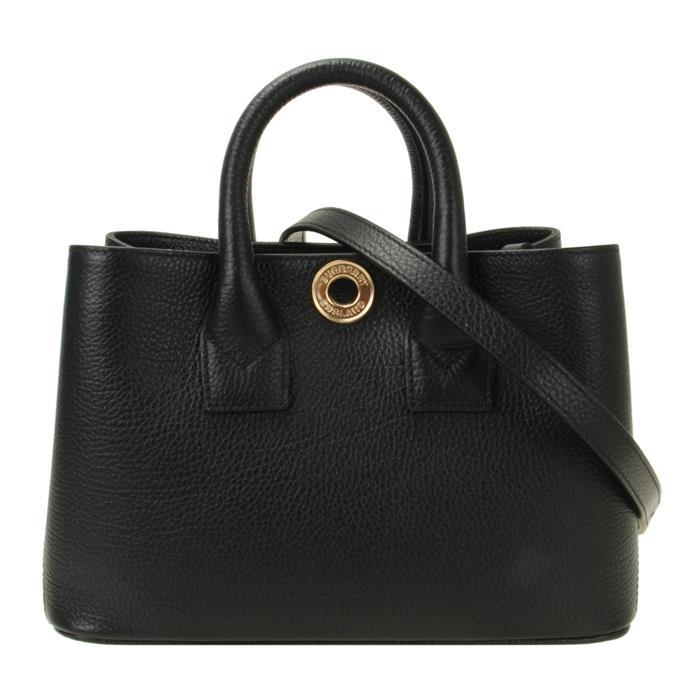 BURBERRY Vintage Check Leather Mini Tote Bag