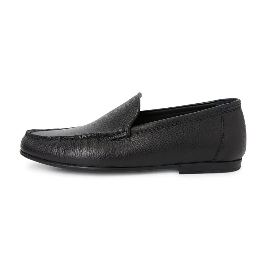 BALLY Black Leather Penny Loafers for Men 6313261