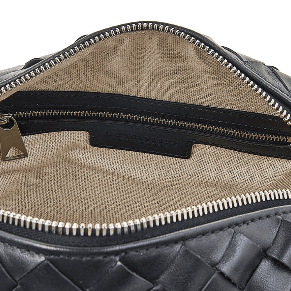 Bottega Veneta Intrecciato Loop Leather Crossbody Bag for Men