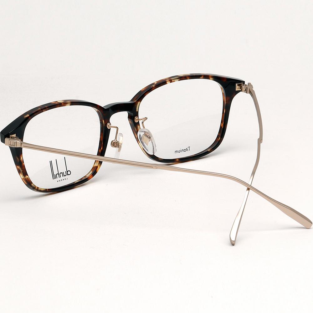 Dunhill Titanium Square Acetate Eyeglass Frames Unisex VDH121 0909