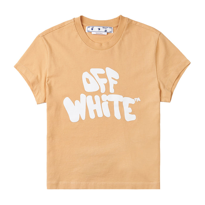 OFF WHITE Women’s Logo Print Cotton T-Shirt
