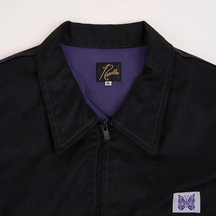 NEEDLES Men’s Twill Work Jacket RW211 BLACK