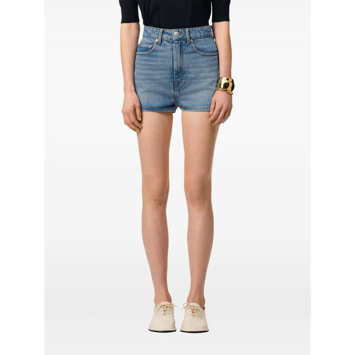 AMI Women’s Denim Shorts Blue