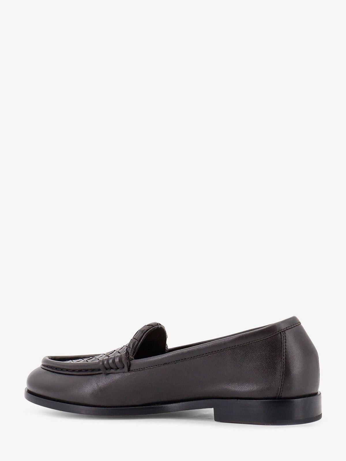 Bottega Veneta Black Leather Loafer