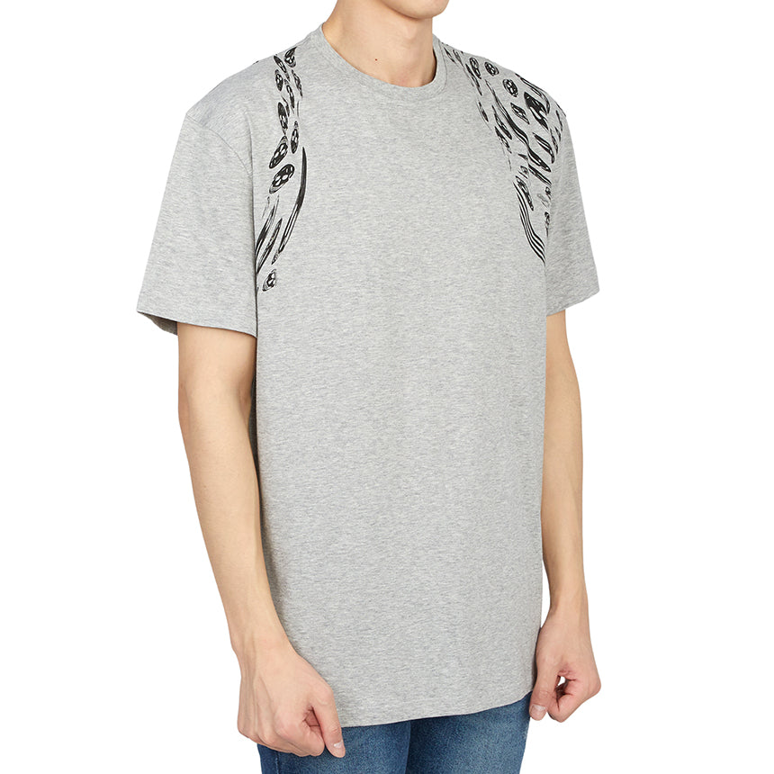 Alexander Mcqueen Men’s Short Sleeve T-Shirt Black Cotton