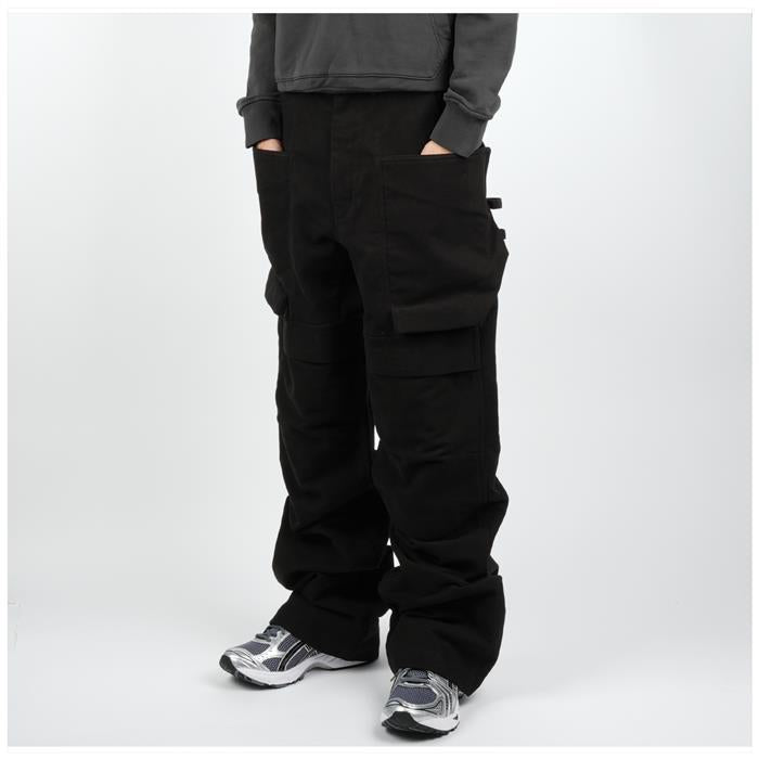 Rick Owens Denim Wide Stephan Cargo Pants RU02D6346 TB 09