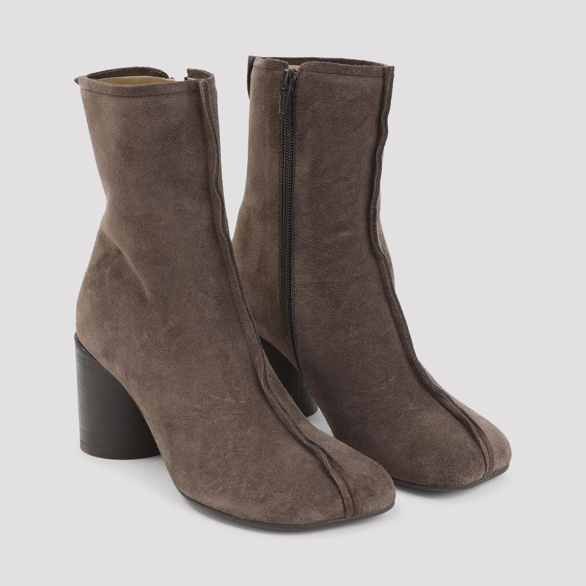 Maison Margiela Black Leather Ankle Boots Women’s