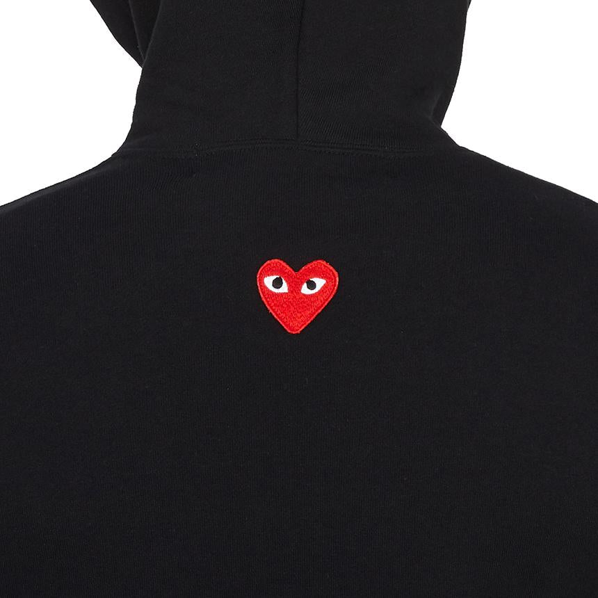 Comme des Garcons Red Heart Patch Zip Hoodie Unisex AX T342 051 1