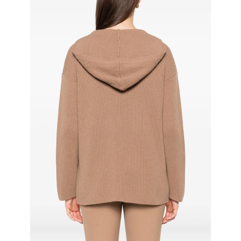 Max Mara Women’s Hooded V-Neck Knit Sweater