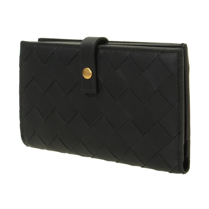 Bottega Veneta Intrecciato Fringe Leather Compact Wallet