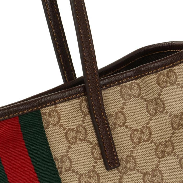 GUCCI Tribeca Small Leather Tote Bag