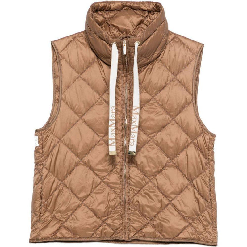 Max Mara The Cube TREGIC Camel Down Puffer Vest for Women