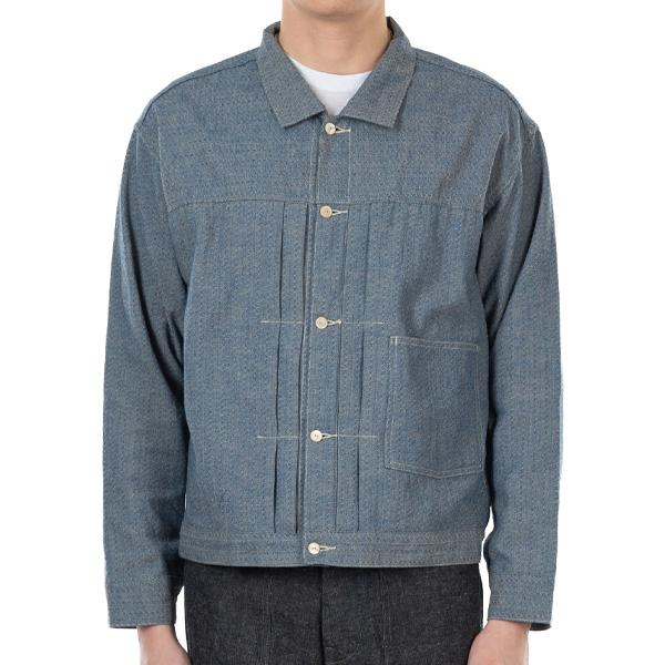 TAIGA TAKAHASHI Indigo Buckle-Back Denim Jacket TTSS 26309