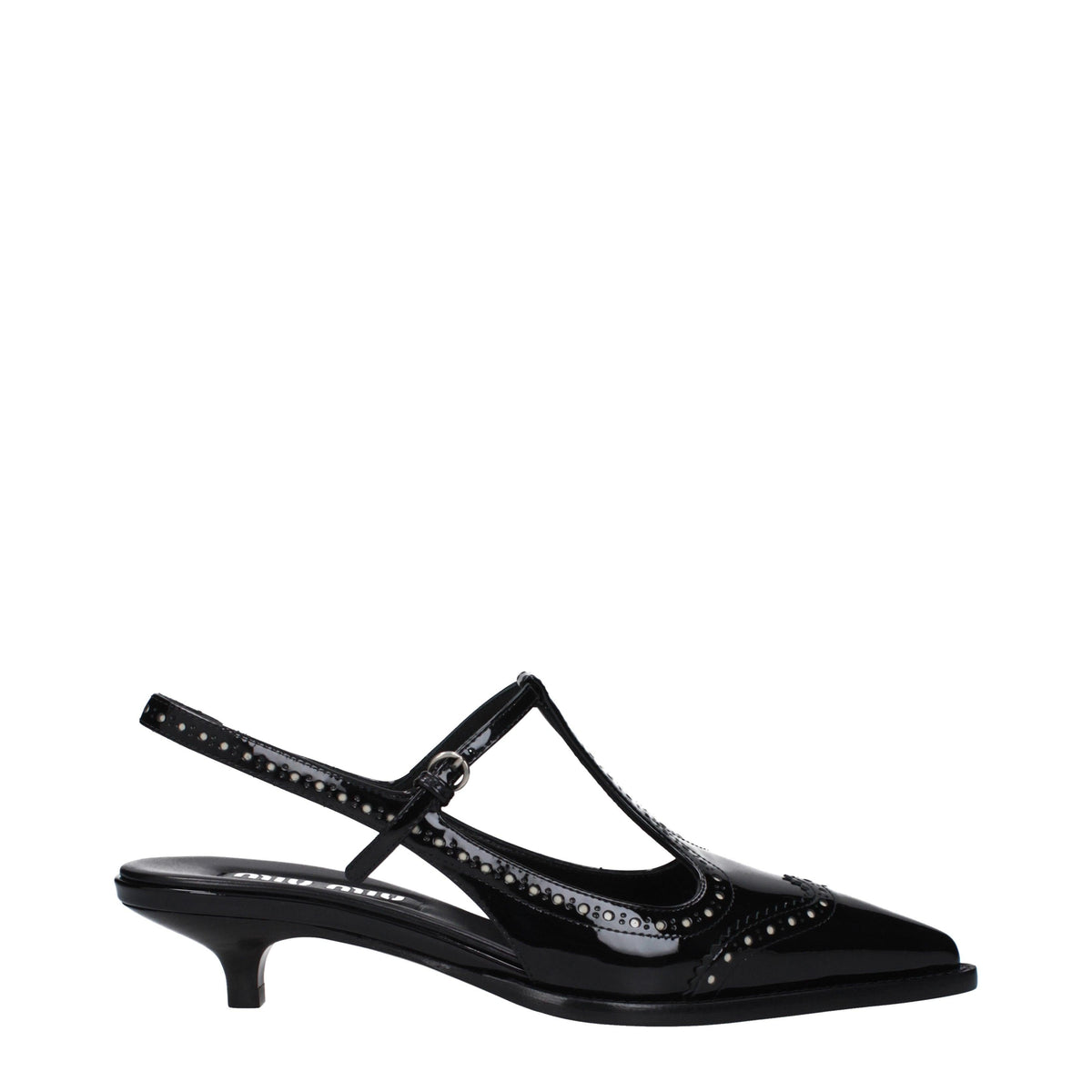 Miu Miu Leather Slingback Pumps