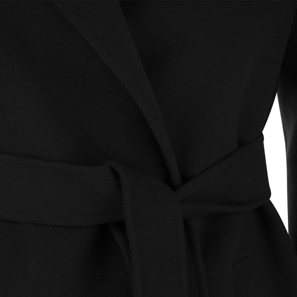 Max Mara PAULINE Long Coat Black 2390111631 013