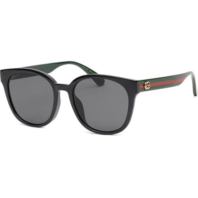 GUCCI Black Acetate Asian Fit Unisex Sunglasses
