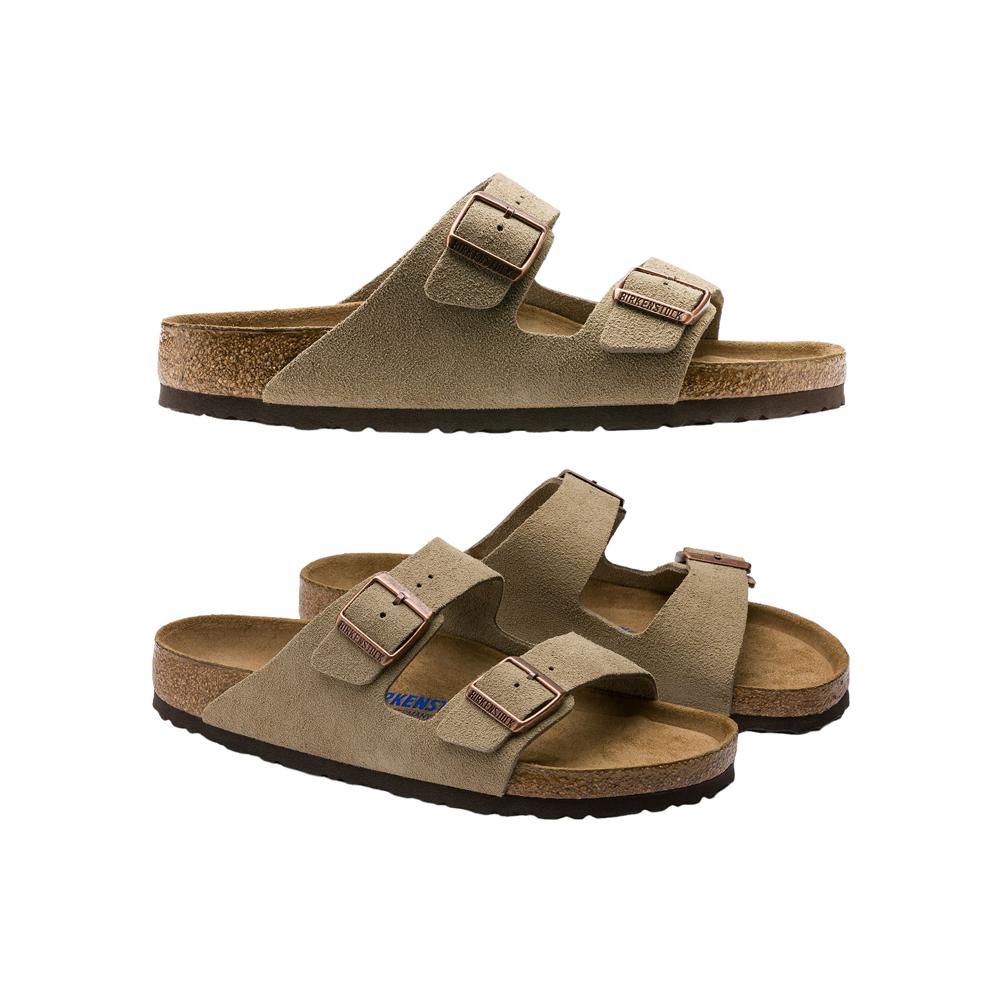 Birkenstock Arizona Suede Sandals Taupe Women’s
