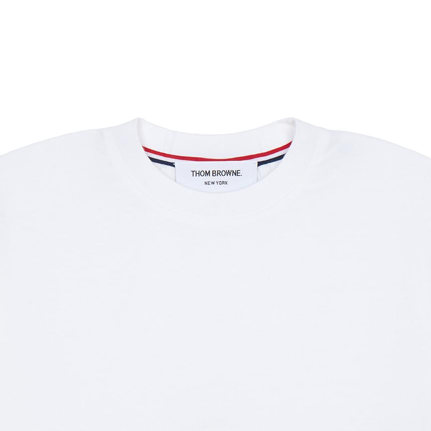 THOM BROWNE Women’s Long Sleeve T-Shirt White Cotton