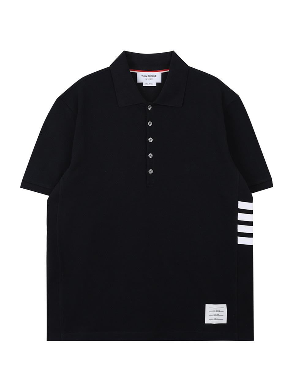 THOM BROWNE Cotton Polo Shirt MJP110P 00050 415