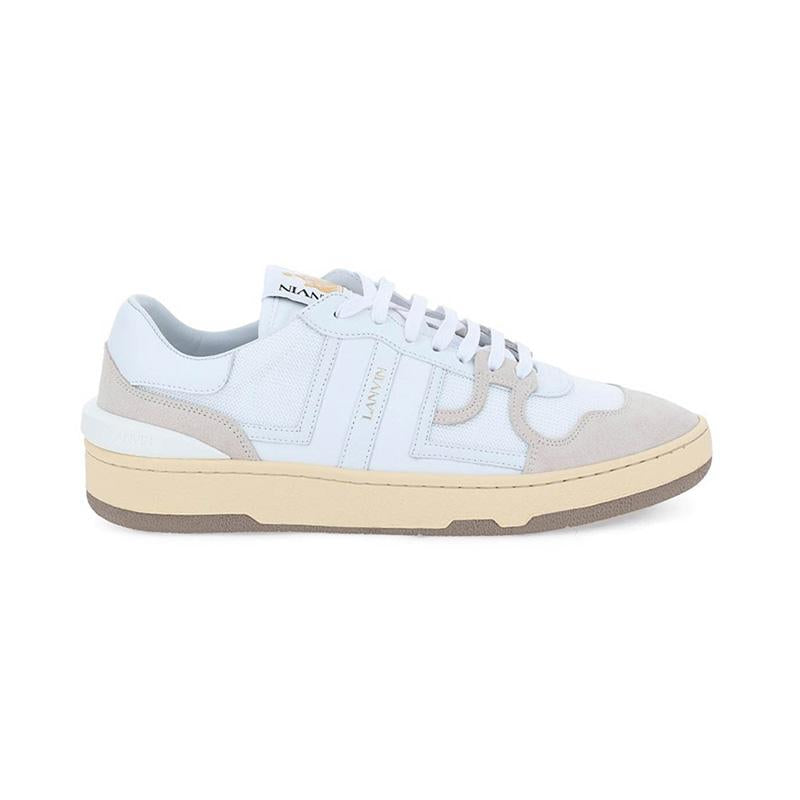 Lanvin White Tennis Low-Top Sneakers SKDK00NASH A2000