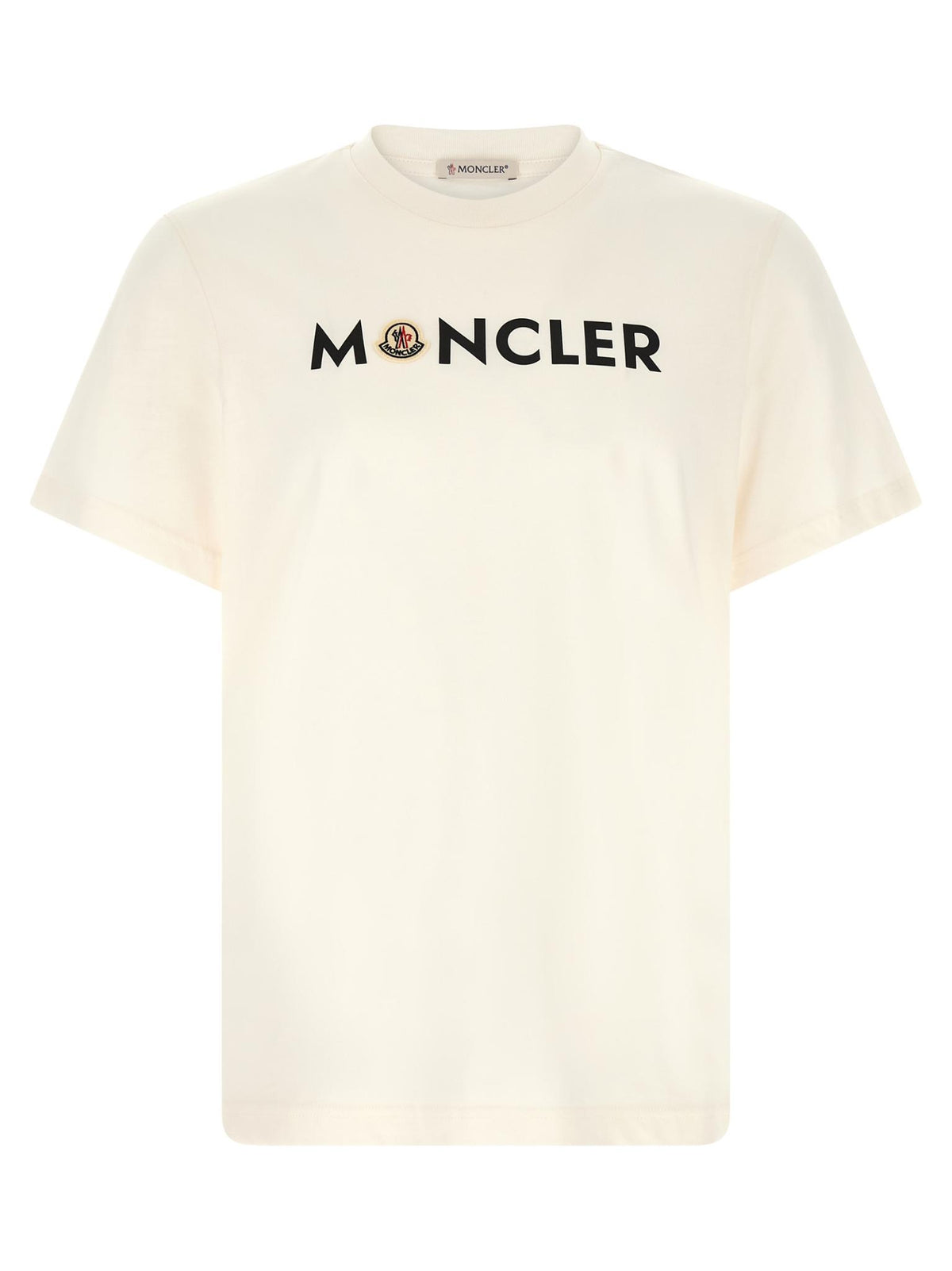 Moncler Short Sleeve T-Shirt White Men’s Cotton Top