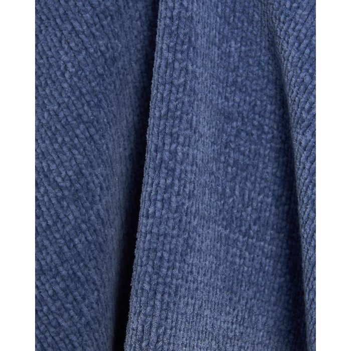 STONE ISLAND Cotton Chenille Crewneck Sweater Men Navy