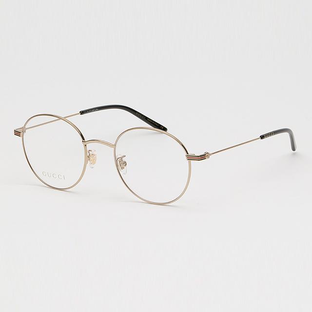 GUCCI Gold Retro Asian Fit Eyeglass Frames GG1054OK 001