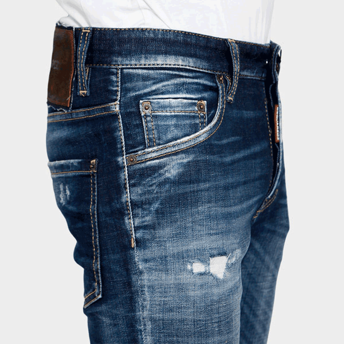 Dsquared2 Distressed Skater Jeans Men’s Blue Denim Pants